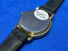 Load image into Gallery viewer, Vintage Seiko 4K22 Lady Gold Tone Moon Phase Leather Quartz Watch Hours~New Batt