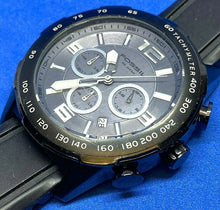 Load image into Gallery viewer, Fossil CH2531 Men 100m Black Steel Analog Quartz Chronograph Watch Hour~New Batt
