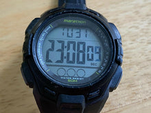 Load image into Gallery viewer, Marathon By Timex Mens 50m Black Digital Alarm Chrono Watch Hours~New Battery