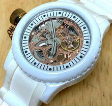 Load image into Gallery viewer, Invicta 1827 Men Lady 50m White Ceramic Hand-Wind Mechanical Analog Watch Hours