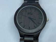Load image into Gallery viewer, Wild Men All Dark Brown Solid Wood Groomsman Analog Quartz Watch Hour~New Batter