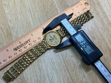 Load image into Gallery viewer, Seiko V701 VULCAN Lead 10 Years Men Gold Tone Analog Quartz Watch Hours~New Batt