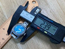 Load image into Gallery viewer, Vintage Le Gant Lady 17 Jewels Silver Blue Hand-Wind Mechanical Watch Hours~Date