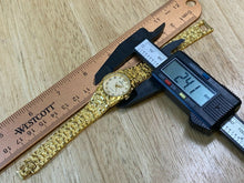 Load image into Gallery viewer, Unused Prelude Lady Golden Nugget Japan Movt Analog Quartz Watch Hour~New Batter