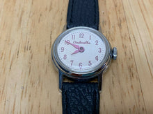 Load image into Gallery viewer, Vintage Cinderella By US Time Lady Leather Band Hand-Wind Mechanical Watch Hours