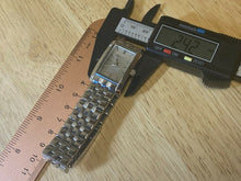 Load image into Gallery viewer, Bulova 96L201 Baird Men Lady Silver Rectangle Analog Quartz Watch Hours~New Batt