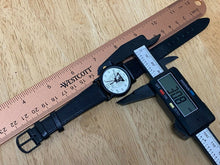Load image into Gallery viewer, Vintage Relative Time Men Lady Black Leather Analog Quartz Watch Hour~New Batter