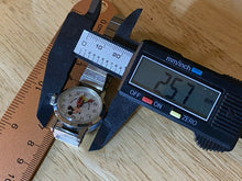 Load image into Gallery viewer, Vintage Disney Mickey Bradley Lady Silver White Hand-Wind Mechanical Watch Hours