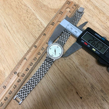 Load image into Gallery viewer, Daisy Feuntes Lady Rhinestone Silver Analog Quartz Watch Hours~New Battery