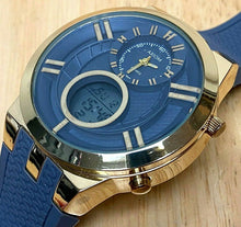 Load image into Gallery viewer, Unused AXIOM Men Gold Tone Gray Analog Digital Alarm Chrono Watch Hours~New Batt