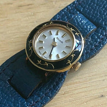 Load image into Gallery viewer, VTG NIVADA Lady Gold Plated Enamel Dial Swiss Hand-Wind Mechanical Watch Hours