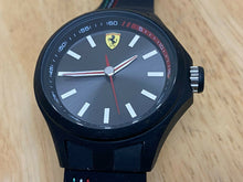 Load image into Gallery viewer, Unused S&F Mens 50m Well Made All Black Analog Quartz Watch Hours~New Battery