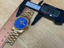 Load image into Gallery viewer, Roundup Monsanto Men Gold Tone Fluted Bezel Analog Quartz Watch Hour~New Battery