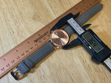 Load image into Gallery viewer, Unused Monroe MAESTRO Men Classique Rose Gold Analog Quartz Watch Hours~New Batt