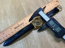 Load image into Gallery viewer, VTG Nick Of Time Mens 17 Jewels Skeleton Hand-Wind Mechanical Analog Watch Hours