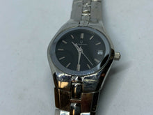 Load image into Gallery viewer, Accutron Bulova Swiss Lady Sapphire Steel Analog Quartz Watch Hour~Date~New Batt