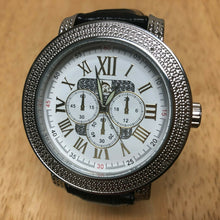 Load image into Gallery viewer, TM Japan Movt Men 12 Tested Genuine Diamonds Analog Quartz Watch Hour~New Batter