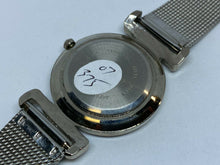 Load image into Gallery viewer, Vintage Hilton Lady Silver Black Roman Mesh Analog Quartz Watch Hour~New Battery