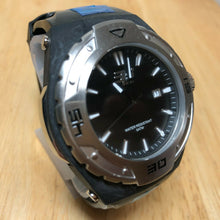 Load image into Gallery viewer, Unused 32 Degrees Men 100m Black Silver Analog Quartz Watch Hour~Date~New Batter