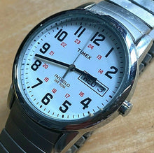 Load image into Gallery viewer, Nice Timex Men 30m Railroad Style Analog Quartz Watch Hours~Day Date~New Battery