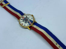 Load image into Gallery viewer, VTG Democratic Donkey Dial By Timex Hand-Wind Mechanical Watch Hours~Run & Stop