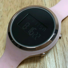 Load image into Gallery viewer, Unbranded Lady Pink Black Reverse LCD Digital Alarm Chrono Watch Hour~New Batter
