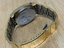 Load image into Gallery viewer, VTG Sears Phasar 2000 Men Gold Tone Barrel RED LED Digital Watch Hour~New Batter