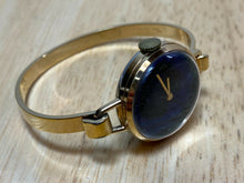 Load image into Gallery viewer, Vintage Montrex Lady 17J Art Dial Gold Tone Cuff Hand-Wind Mechanical Watch Hour