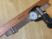 Load image into Gallery viewer, Unused Crystals From Swarovski Mens Silver Analog Quartz Watch Hours-New Battery