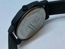 Load image into Gallery viewer, Unbranded Men Black Silver Textured Dial Analog Quartz Watch Hours~New Battery