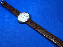 Load image into Gallery viewer, Bai New York Lady 30m Silver White Leather Analog Quartz Watch Hours~New Battery