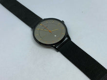 Load image into Gallery viewer, Unused Burei Mens Black Mesh Band Analog Quartz Watch Hours~Date~New Battery