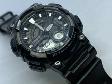 Load image into Gallery viewer, CASIO World Time AEQ-110 Men Analog Digital Alarm Chrono Watch Hours~New Battery
