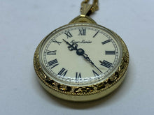 Load image into Gallery viewer, Vintage Ever Swiss Lady Ornate Gold Tone Hand-Wind Mechanical Pocket Watch Hours