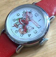 Load image into Gallery viewer, VTG Strawberry Shortcake By Bradley Lady Silver Hand-Wind Mechanical Watch Hours
