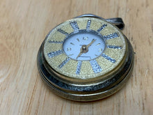 Load image into Gallery viewer, Vintage Newbrook Lady Mystery Bezel Hand-Wind Necklace Pendant Pocket Watch Hour