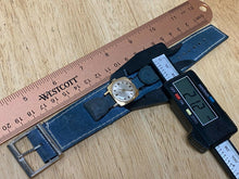 Load image into Gallery viewer, Vintage Timex Lady Gold Tone Leather Bund Band Hand-Wind Mechanical Watch Hours