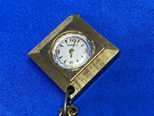 Load image into Gallery viewer, Vintage Caravelle By Bulova Lady Gold Tone Hand-Wind Pendant Pocket Watch Hours