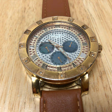 Load image into Gallery viewer, Techno Com By KC Men Real Diamonds Analog Quartz Watch Hour~Day Date~New Battery