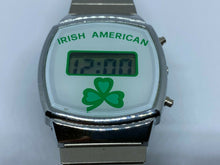 Load image into Gallery viewer, Vintage Iris America Mens Silver LCD Digital Quartz Watch Hours~Date~New Battery