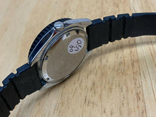 Load image into Gallery viewer, VTG Waltham Mens Silver Black Diver Style Analog Quartz Watch Hours~New Battery
