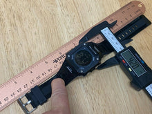 Load image into Gallery viewer, E. Gluck Men 30m Black Reverse LCD Digital Alarm Chrono Watch Hours~New Battery