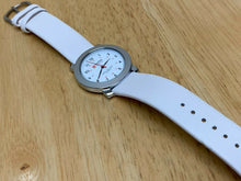 Load image into Gallery viewer, Unused Prestige Medical Men Lady Silver White Analog Quartz Watch Hours~New Batt