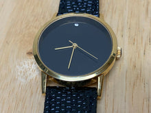 Load image into Gallery viewer, Vintage Unbranded Mens Classic Gold Tone Black Hand-Wind Mechanical Watch Hours