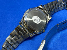 Load image into Gallery viewer, Caravelle Bulova 40C39 Leader Club Mens Dual Tone Quartz Watch Hours~New Battery