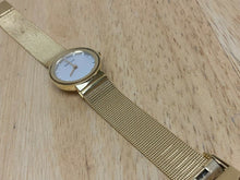 Load image into Gallery viewer, Bering Lady 50m Gold Tone Sapphire Crystal Analog Quartz Watch Hours~New Battery
