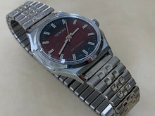 Load image into Gallery viewer, Vintage Genova Mens Silver Brown Stretch Band Hand-Wind Mechanical Watch Hours