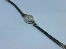 Load image into Gallery viewer, Vintage Dufonte Lady 10k RGP GF 3 Real Diamonds Hand-Wind Mechanical Watch Hours