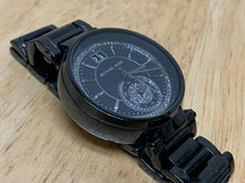 Load image into Gallery viewer, Michael Kors MK-6297 Lady Black Analog Quartz Chronograph Watch Hour~New Battery