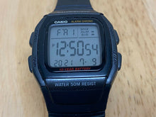Load image into Gallery viewer, Casio W-96H Mens 50m Silver Digital Alarm Chrono Quartz Watch Hours~New Battery